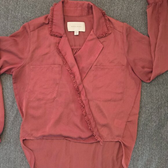 BRICHU WALKER Fringed Blouse Sz XS - Picture 7 of 9